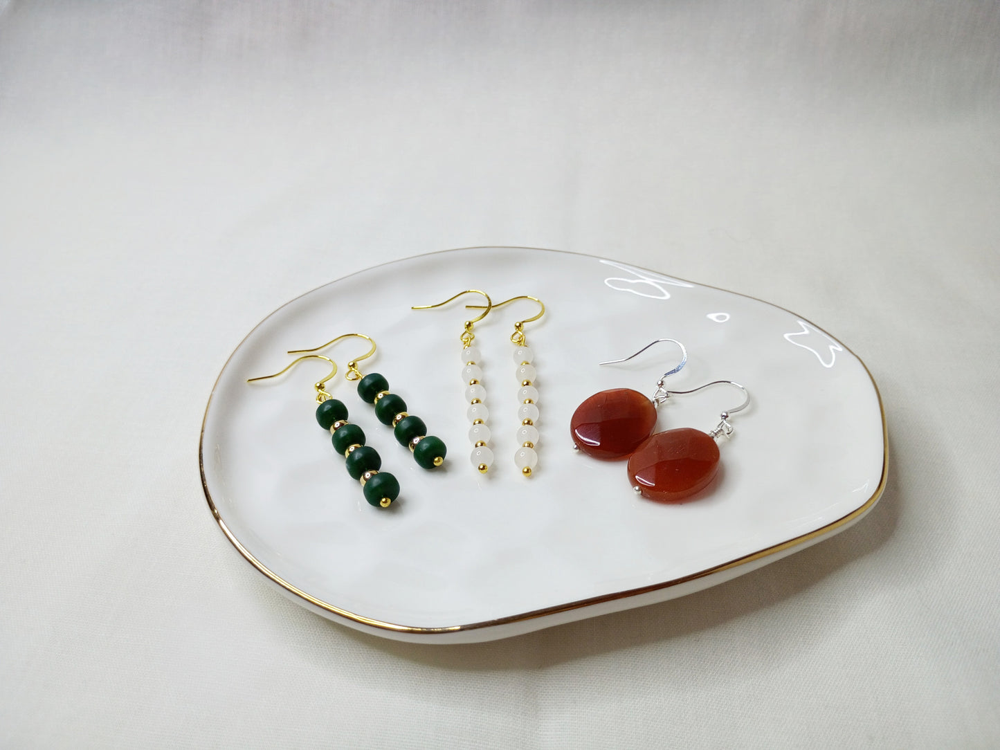 carnelian earrings, gemstone jewelry, handmade statement earrings, orange gemstone earrings, silver and carnelian jewelry