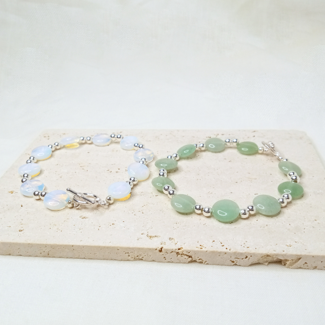 Gemstone Coins Bracelet