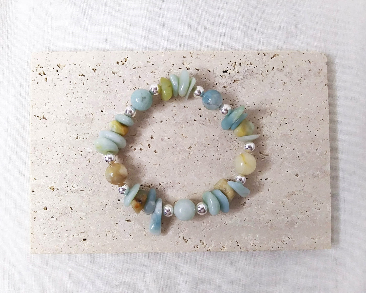 amazonite bracelet, gemstone bracelet, amazonite jewelry, crystal bracelet, beaded bracelet, stretch bracelet, amazonite crystal, crystal bracelets, gift for her