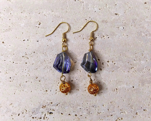 Geometric Gold Earrings