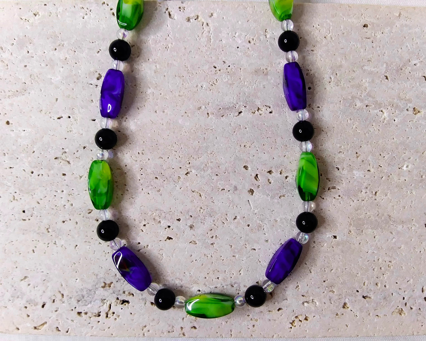 colorful choker, colorful beaded choker, colorful choker necklace, colorful beads choker, cute choker