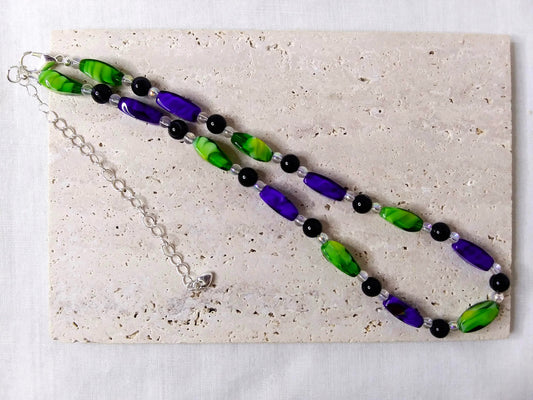 colorful choker, colorful beaded choker, colorful choker necklace, colorful beads choker, cute choker