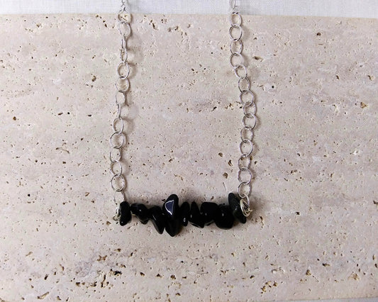 gemstones chip, silver gemstones, gemstones necklace, chip necklace, natural gemstones necklace