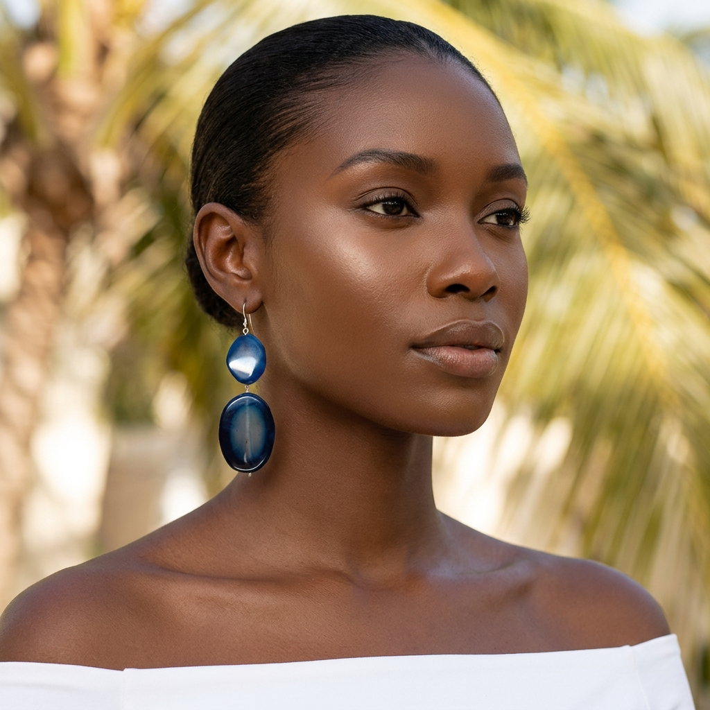 Sapphire Statement Dangles