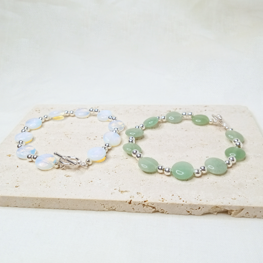 Gemstone Coins Bracelet