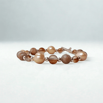 Peachy Pearl Bracelet
