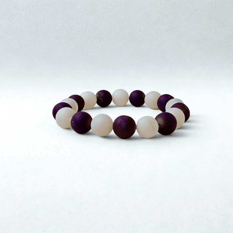 Matte Druzy Quartz Bracelet