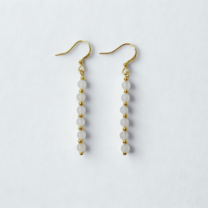 White Jade Earrings