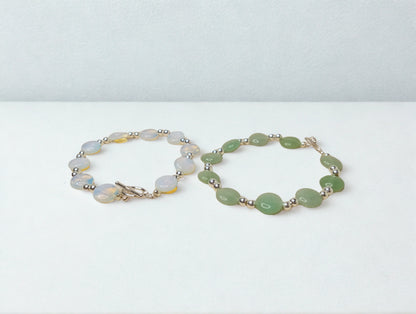 Gemstone Coins Bracelet