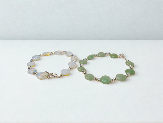 Gemstone Coins Bracelet