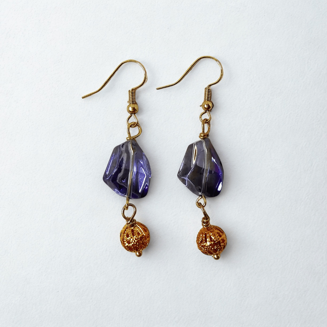 Geometric Gold Earrings