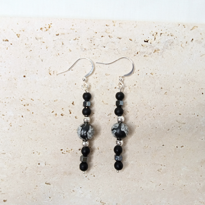 elegance, affordable elegance, Victorian elegance, timeless elegance, black earrings, earrings black, elegance in style
