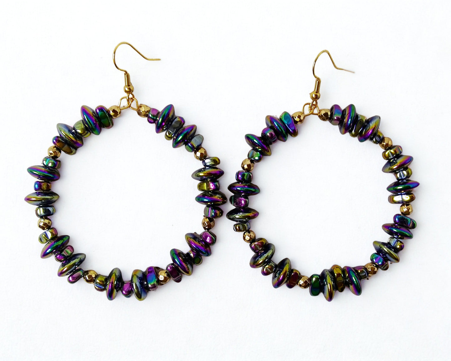Iris Hoop Earrings