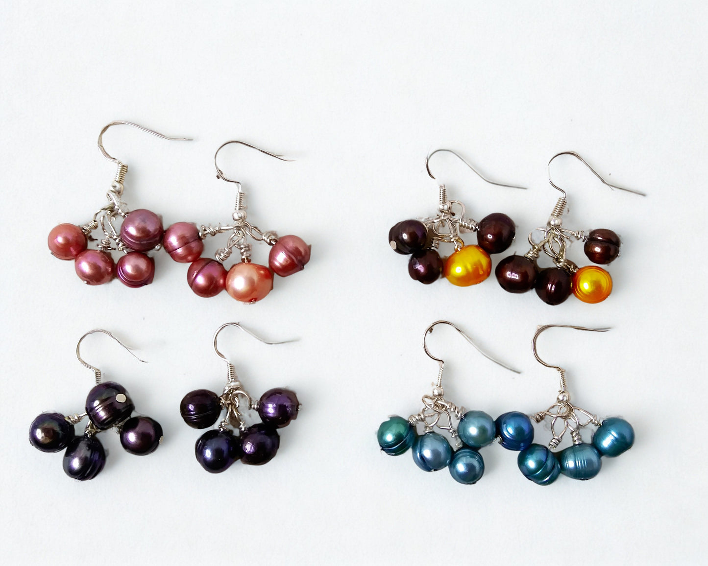 Precious Cluster Earrings
