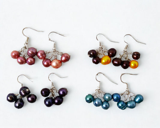 Precious Cluster Earrings