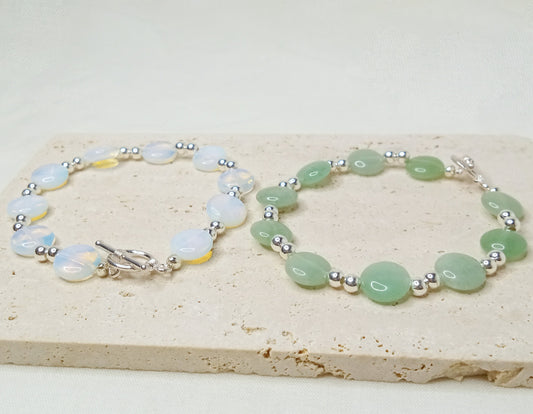 Gemstone Coins Bracelet