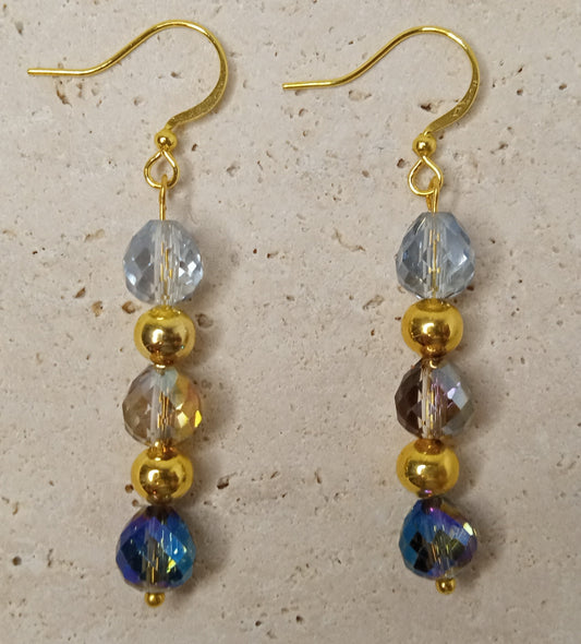 Gold Sparkle Earrings