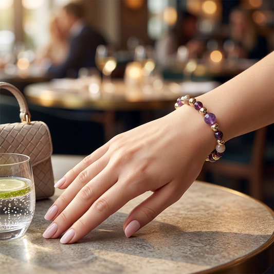Amethyst After Dark Bracelet