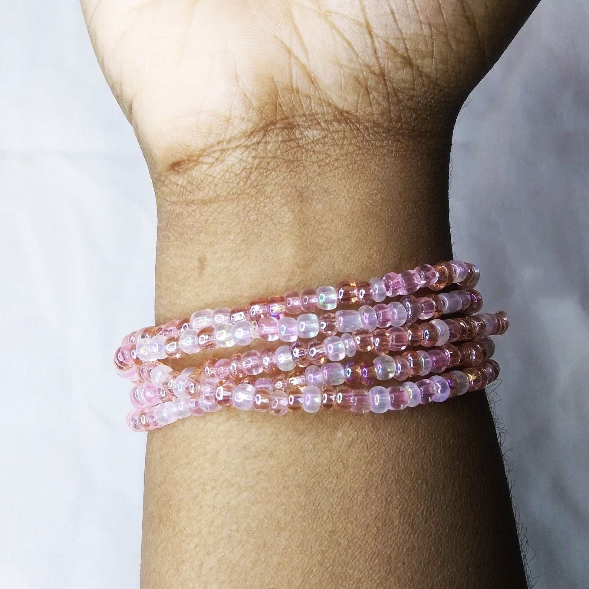 Five seed bead bracelets for different holidays